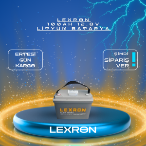 LEXRON 100AH 12.8V LİTYUM BATARYA