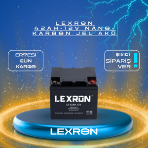 LEXRON 42AH-12V NANO-KARBON JEL AKÜ