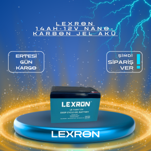 LEXRON 14AH-12V NANO-KARBON JEL AKÜ