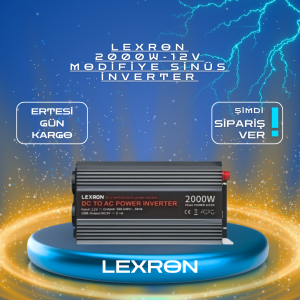 LEXRON 2000W-12V MODİFİYE SİNÜS İNVERTER