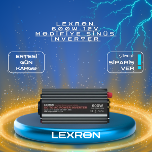 LEXRON 600W-12V MODİFİYE SİNÜS İNVERTER