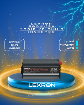 LEXRON 600W-12V MODİFİYE SİNÜS İNVERTER
