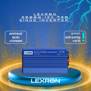 LEXRON 2000W-12V TAM SİNÜS İNVERTER