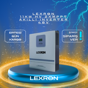 LEXRON 11KW HV 2XMPPT AKILLI INVERTER 48V