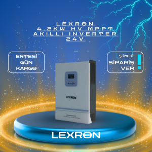 LEXRON 4.2KW HV MPPT AKILLI INVERTER 24V