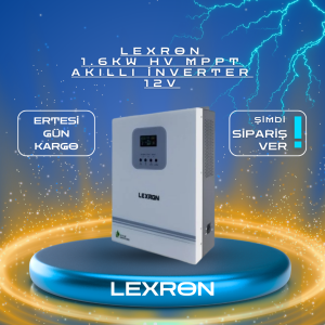LEXRON 1.6KW HV MPPT AKILLI İNVERTER 12V