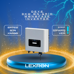 DEYE 3KW ON-GRİD MONOFAZE İNVERTER