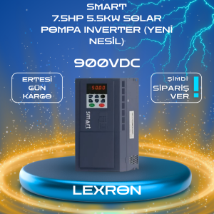 SMART 7.5HP 5.5KW SOLAR POMPA INVERTER (YENİ NESİL)(900VDC)