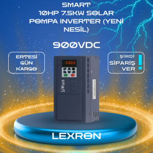SMART 10HP 7.5KW SOLAR POMPA INVERTER (YENİ NESİL)(900VDC)