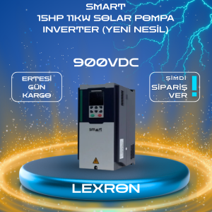SMART 15HP 11KW SOLAR POMPA INVERTER (YENİ NESİL)(900VDC)