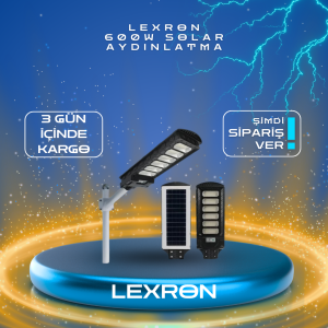 LEXRON 600W SOLAR AYDINLATMA
